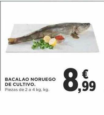 Supercor Bacalao Noruego De Cultivo oferta