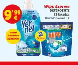 Hiperber Wipp express detergente oferta