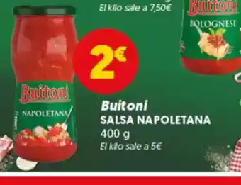 Hiperber BUITONI Salsa napoletana oferta