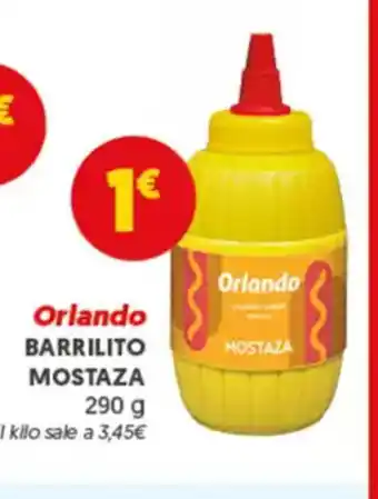 Hiperber ORLANDO Barrilito mostaza oferta