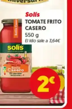 Hiperber SOLIS tomate frito casero oferta