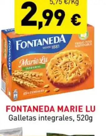 Hiperber FONTANEDA MARIE LU Galletas integrales oferta