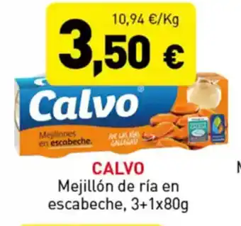 Hiperber CALVO Mejillón de ría en escabeche oferta