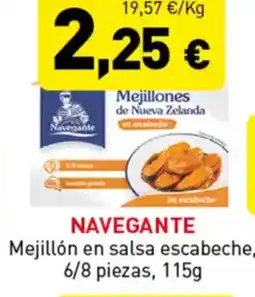 Hiperber NAVEGANTE Mejillón en salsa escabeche oferta