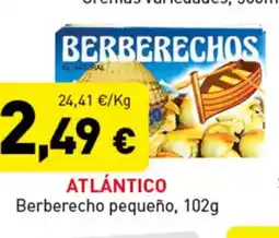 Hiperber ATLÁNTICO Berberecho pequeño oferta