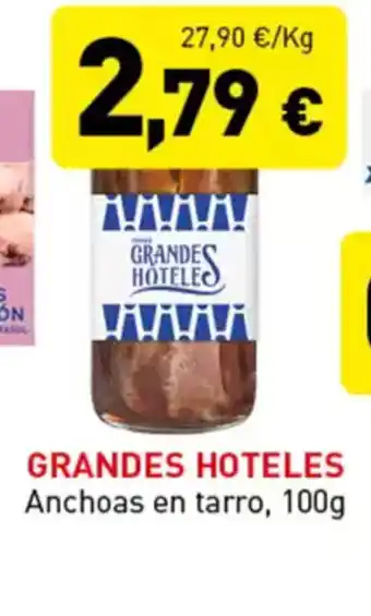 Hiperber GRANDES HOTELES Anchoas en tarro oferta