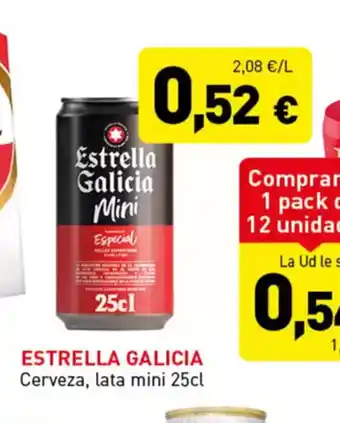 Hiperber ESTRELLA GALICIA Cerveza, lata mini oferta