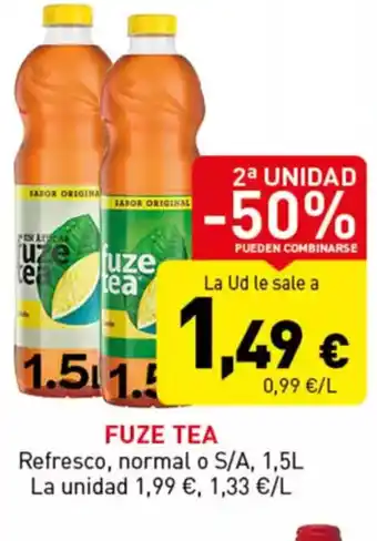 Hiperber FUZE TEA Refresco, normal o S/A oferta