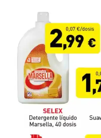 Hiperber SELEX Detergente líquido Marsella, 40 dosis oferta