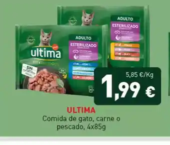 Hiperber ULTIMA Comida de gato, carne o pescado oferta