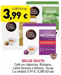 Hiperber DOLCE GUSTO Café en cápsulas, Bologna, Latte Denova o Milano oferta