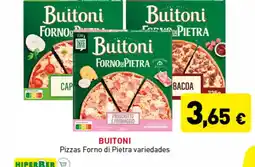 Hiperber BUITONI Pizzas Forno di Pietra variedades oferta