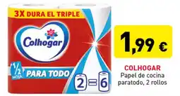 Hiperber COLHOGAR Papel de cocina oferta