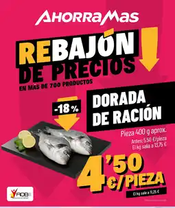 AhorraMas Dorada de ración oferta