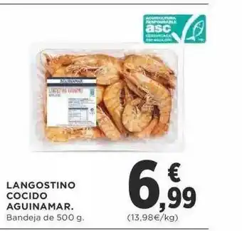 Supercor Langostino Cocido Aguinamar oferta