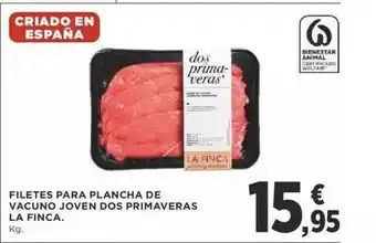 Supercor Filetes Para Plancha De Vacuno Joven Dos Primaveras La Finca oferta