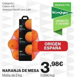 Supercor Naranja de mesa oferta