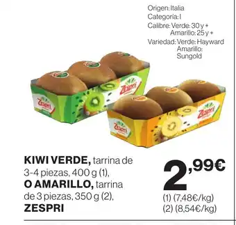 Supercor Kiwi verde oferta