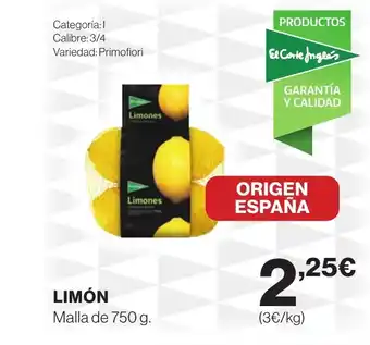 Supercor Limón oferta