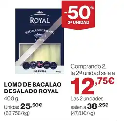 Supercor ROYAL Lomo de bacalao desalado oferta