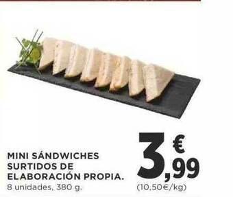 Supercor Mini Sándwiches Surtidos De Elaboración Propia oferta