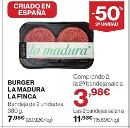 Supercor LA FINCA Burger la madura oferta