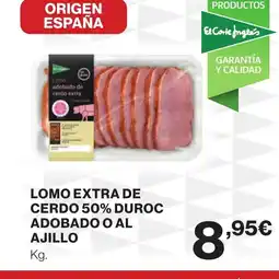 Supercor Lomo extra de cerdo 50% duroc adobado o al oferta