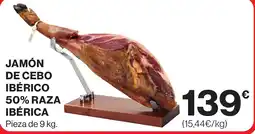 Supercor Jamón de cebo ibérico 50% raza ibérica oferta