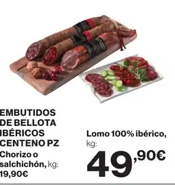 Supercor Embutidos de bellota ibéricos centeno pz oferta