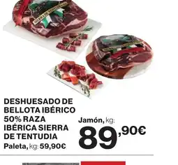 Supercor Deshuesado de bellota ibérico 50% raza ibérica sierra de tentudia oferta