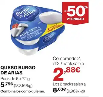 Supercor BURGO DE ARIAS Queso oferta