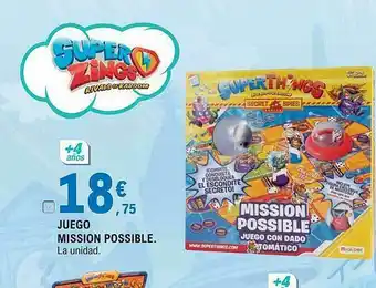 E.Leclerc Juego Mission Possible oferta