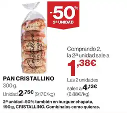 Supercor Pan cristallino oferta