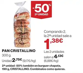 Supercor Pan cristallino oferta