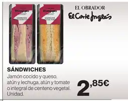 Supercor Sandwiches oferta