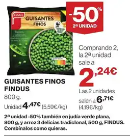 Supercor FINDUS Guisantes finos oferta