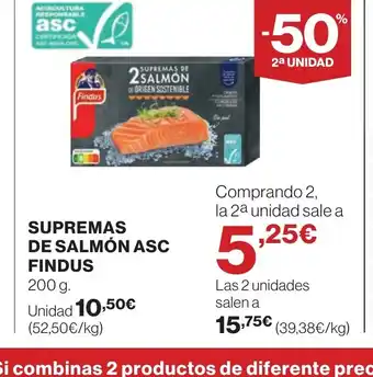 Supercor FINDUS Supremas de salmón asc oferta