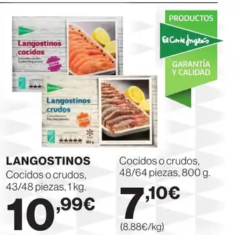 Supercor Langostinos oferta