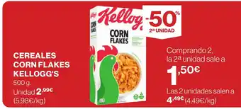 Supercor KELLOGG'S Cereales corn flakes oferta