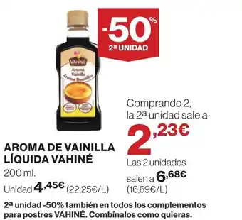 Supercor Aroma de vainilla líquida vahiné oferta