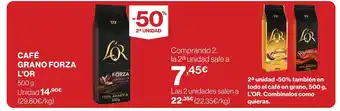 Supercor L'OR Café grano forza oferta