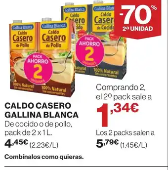 Supercor GALLINA BLANCA Caldo casero oferta