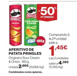 Supercor PRINGLES Aperitivo de patata oferta