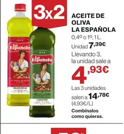 Supercor LA ESPAÑOLA Aceite de oliva oferta