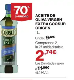 Supercor Aceite de oliva virgen extra coosur origen oferta