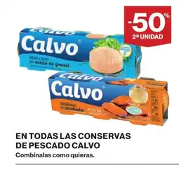 Supercor CALVO En todas las conservas de pescado oferta