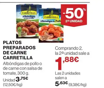 Supercor CARRETILLA Platos preparados de carne oferta