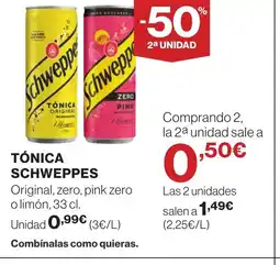 Supercor SCHWEPPES Tónica oferta