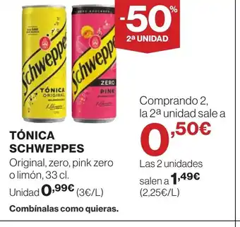 Supercor SCHWEPPES Tónica oferta