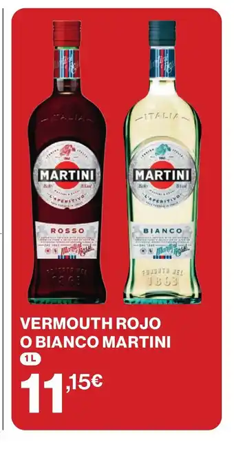 Supercor MARTINI Vermouth rojo o bianco oferta